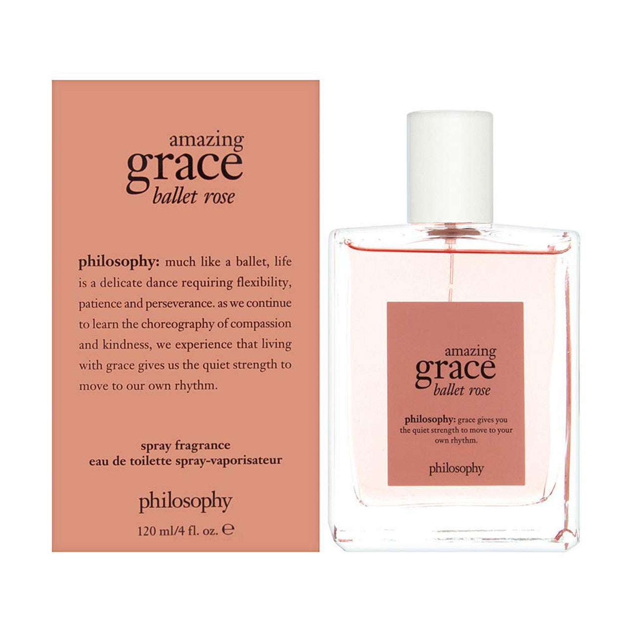 box art Philosophy Amazing Grace Ballet Rose Spray Fragrance 120 ml