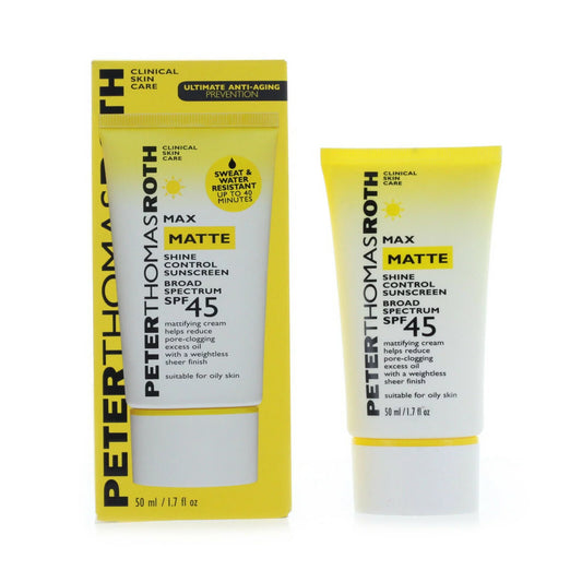 Products Peter Thomas Roth Max Matte Shine Control Sunscreen Broad Spectrum SPF45 50ml